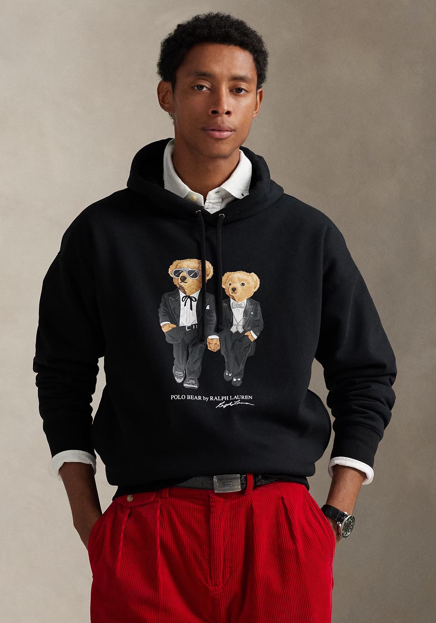 POLO RALPH LAUREN LSPOHOODM27 710981802 | BLACK