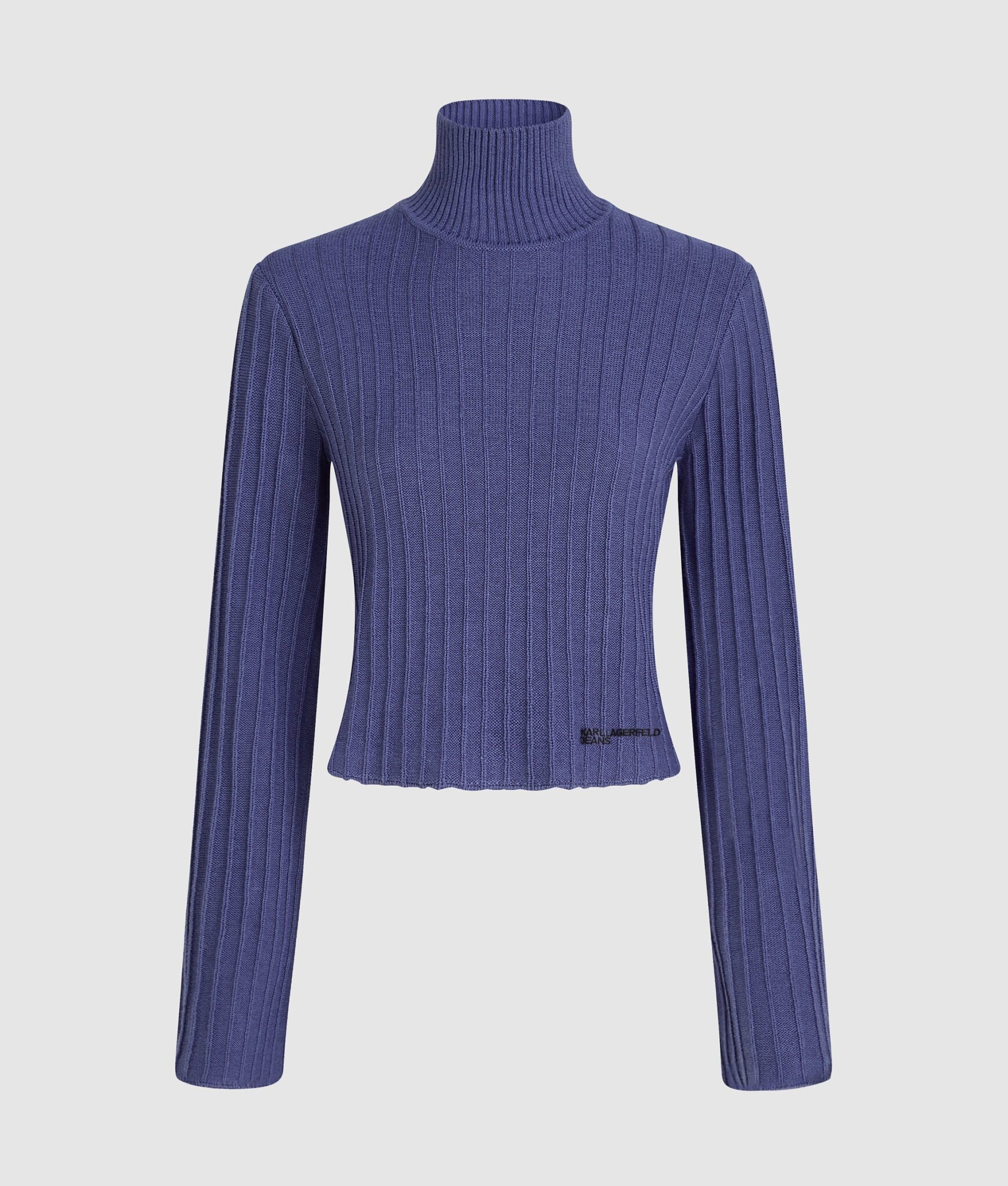KARL LAGERFELD JEANS KLJ PLISSE SWEATER A4W18021 | PURPLE KARL LAGERFELD JEANS KLJ PLISSE SWEATER A4W18021 | PURPLE