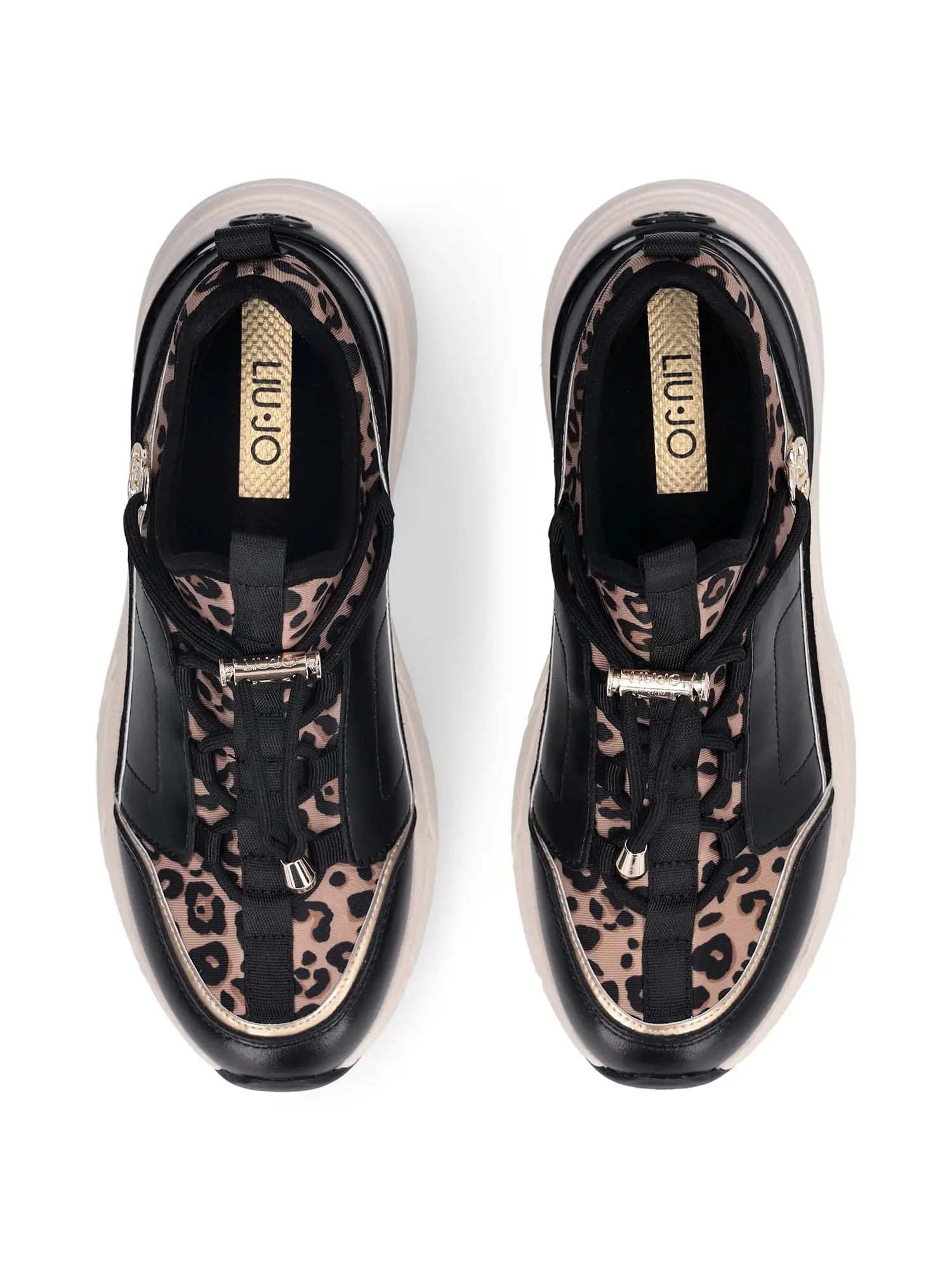 LIU JO SH ΠΑΠΟΥΤΣΙ PRINTED LYCRA BF5019PX791 | BLACK LIU JO SH ΠΑΠΟΥΤΣΙ PRINTED LYCRA BF5019PX791 | BLACK