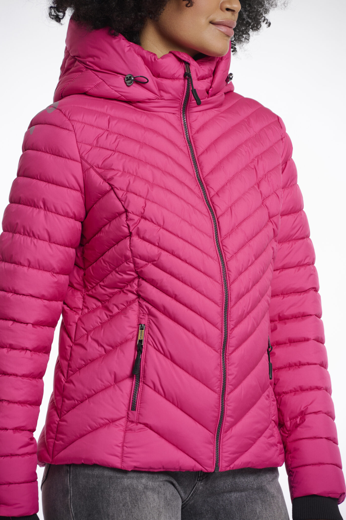 GUESS JEANS QUILTED PUFFER JACKET ΜΠΟΥΦΑΝ ΓΥΝΑΙΚΕΙΟ | KHAKI