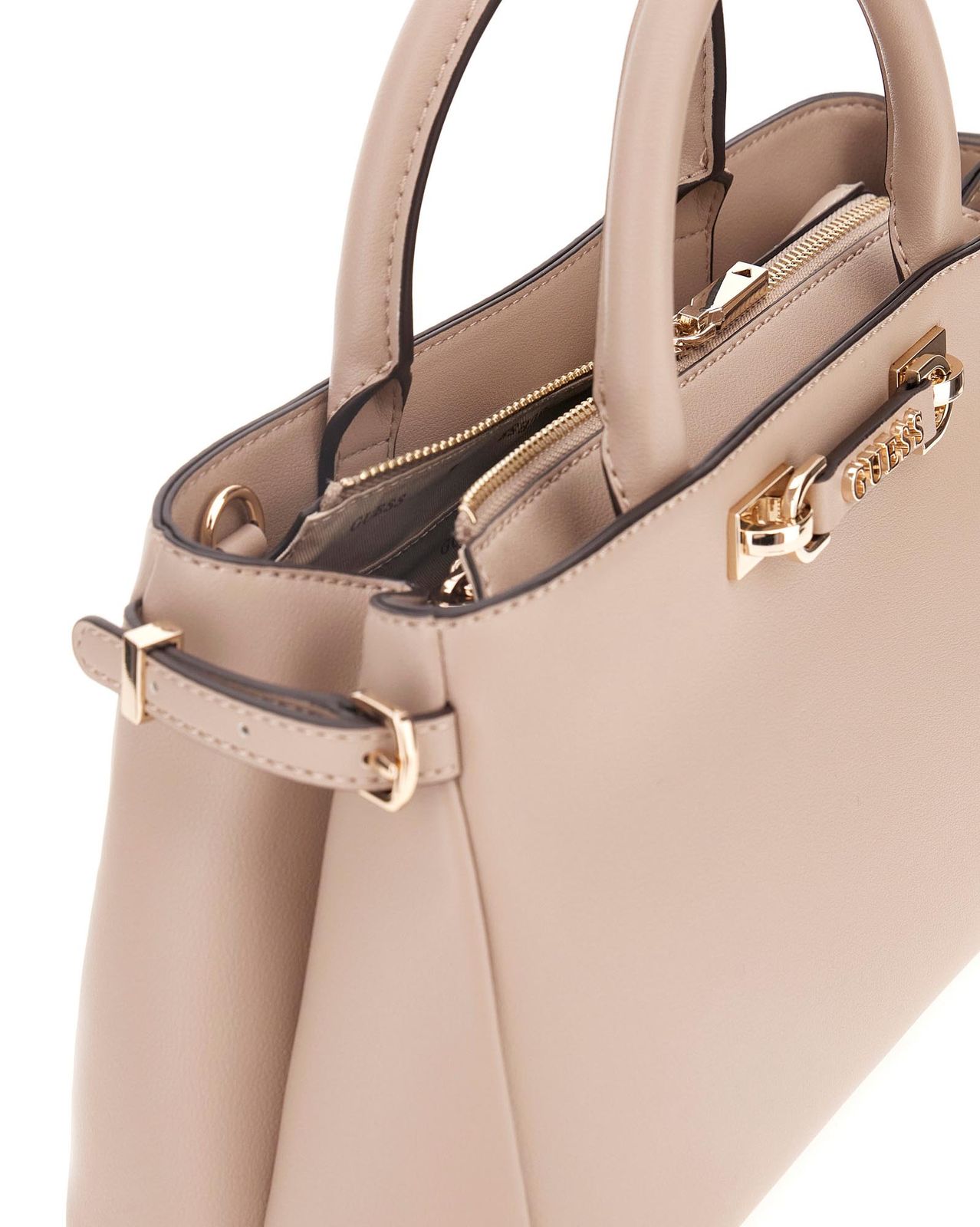 GUESS LEFIA LUXURY SATCHEL HWBG9644060 | BEIGE GUESS LEFIA LUXURY SATCHEL HWBG9644060 | BEIGE
