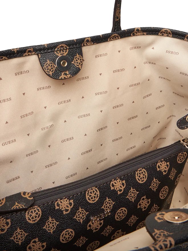 GUESS VICTTORIA LRG 2 IN 1 TOTE HWEPQ951429 | BLACK GUESS VICTTORIA LRG 2 IN 1 TOTE HWEPQ951429 | BLACK