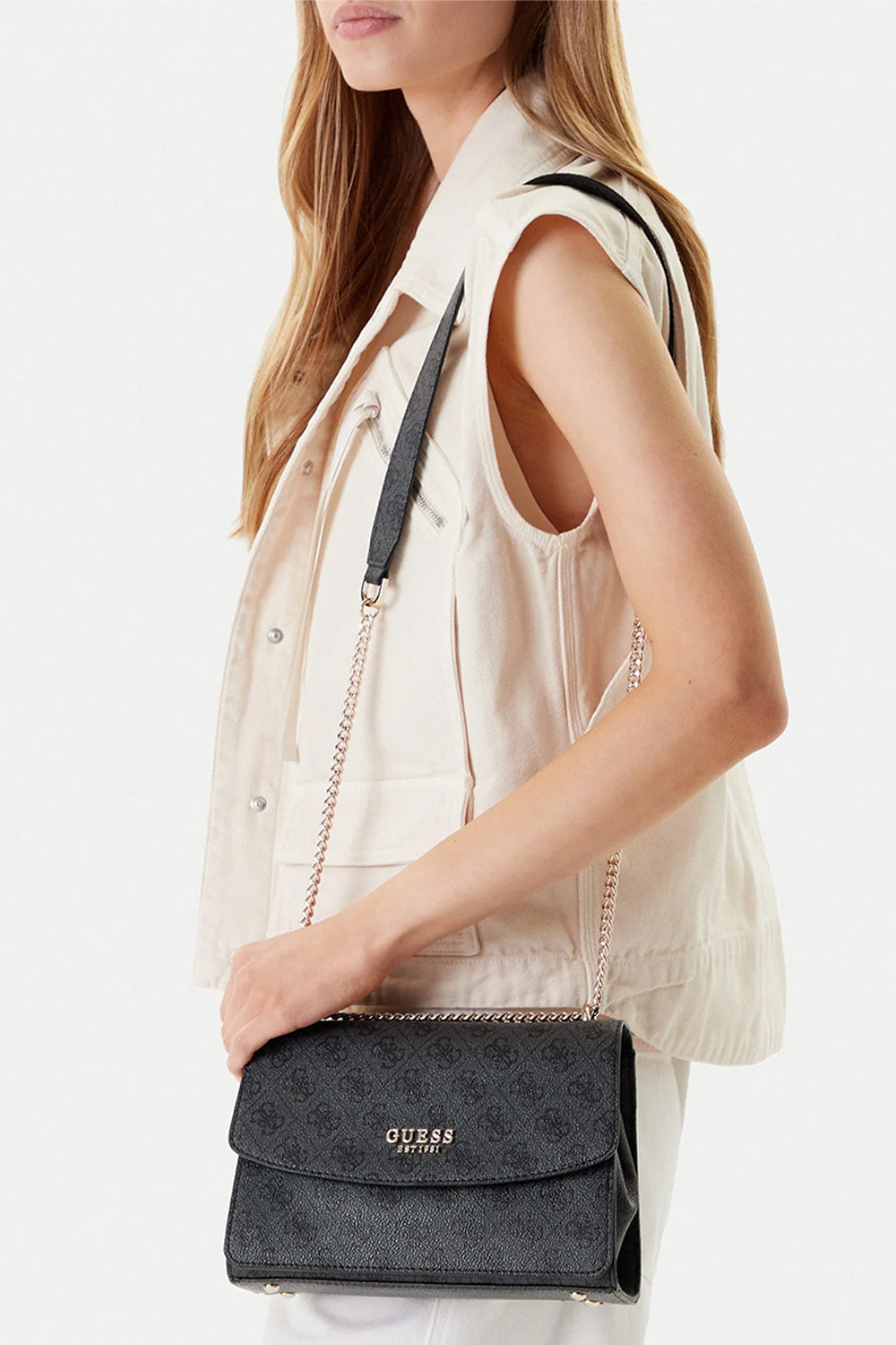 GUESS CALISTA CONVERTIBLE XBODY FLAP HWSG7334210 | ANTHRACITE GUESS CALISTA CONVERTIBLE XBODY FLAP HWSG7334210 | ANTHRACITE