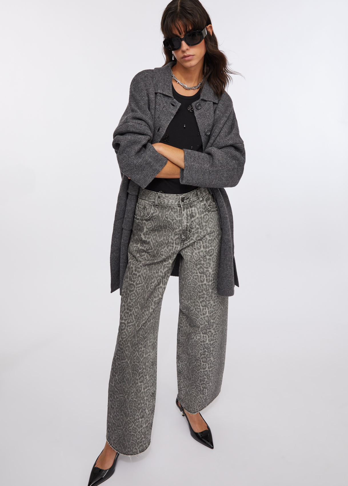 LIU JO PANT.FLARE H.W. ΠΑΝΤΕΛΟΝΙ MF5333T160A | GREY LIU JO PANT.FLARE H.W. ΠΑΝΤΕΛΟΝΙ MF5333T160A | GREY