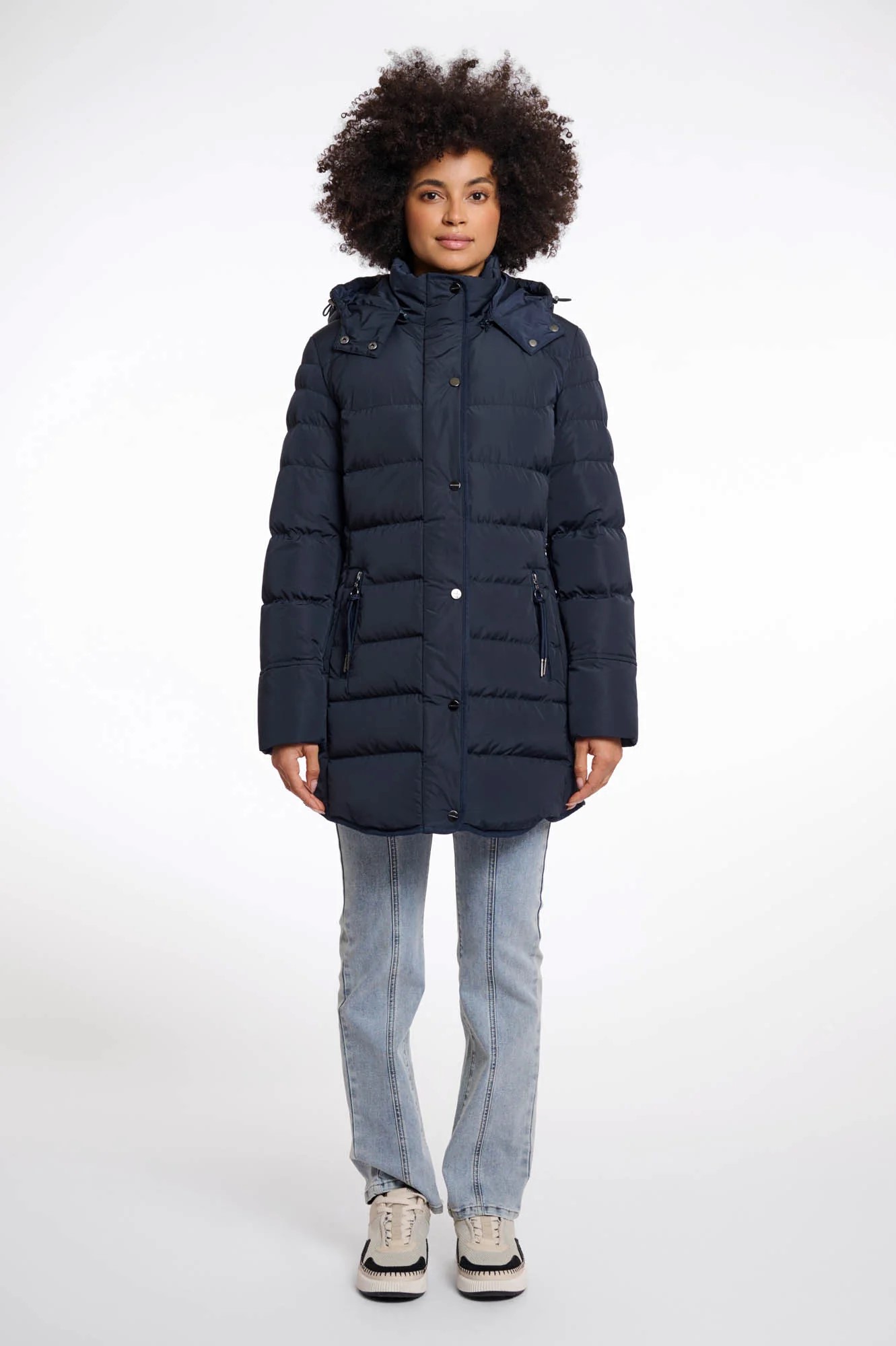GUESS JEANS QUILTED PUFFER JACKET ΜΠΟΥΦΑΝ ΓΥΝΑΙΚΕΙΟ | KHAKI