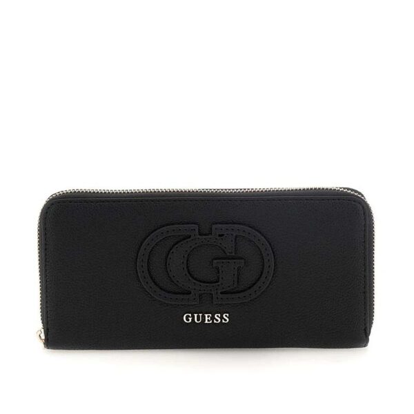 GUESS CΑΞΕΣΟΥΑΡ ALEBRA SLG LARGE ZIP AROUND SWBG9536146 | BLACK GUESS CΑΞΕΣΟΥΑΡ ALEBRA SLG LARGE ZIP AROUND SWBG9536146 | BLACK