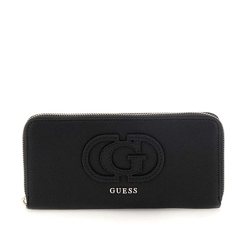 GUESS TRIANGLE GLITTER SWEATSHIRT W5BQ11KC8I1 | BLACK