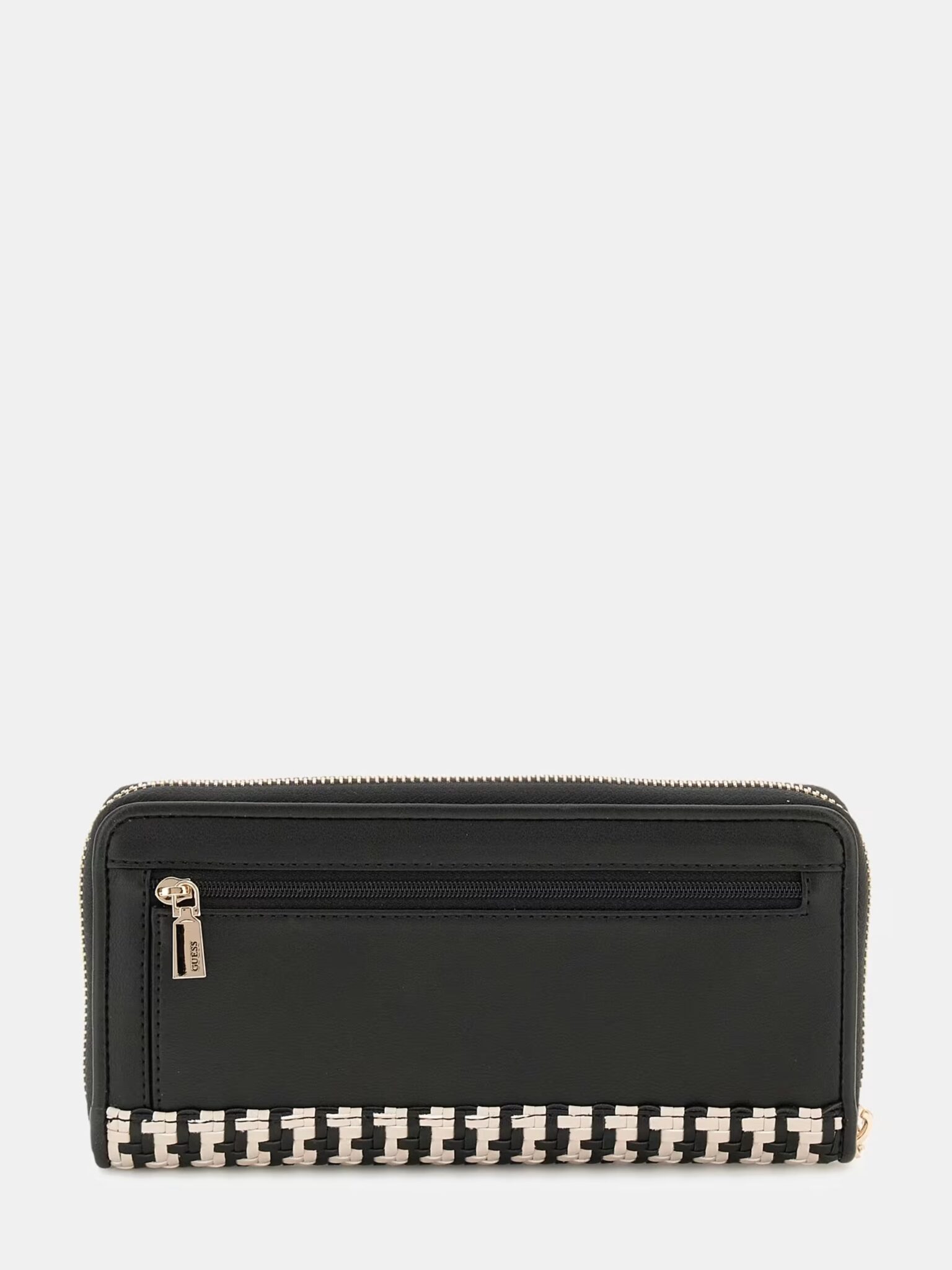 GUESS TRIANGLE GLITTER SWEATSHIRT W5BQ11KC8I1 | BLACK