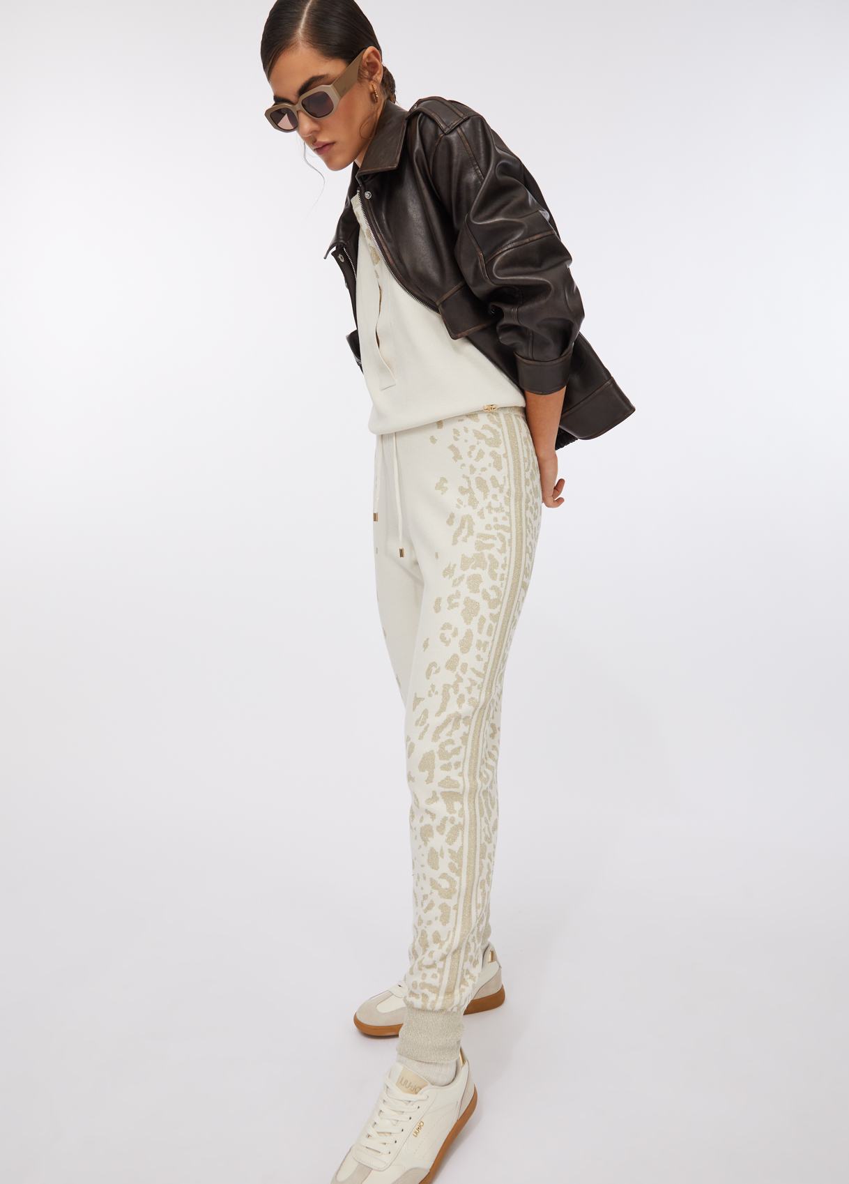 LIU JO PANT.MAGLIA LUNGO ΠΑΝΤΕΛΟΝΙ TF5174MS49I | OFF WHITE LIU JO PANT.MAGLIA LUNGO ΠΑΝΤΕΛΟΝΙ TF5174MS49I | OFF WHITE