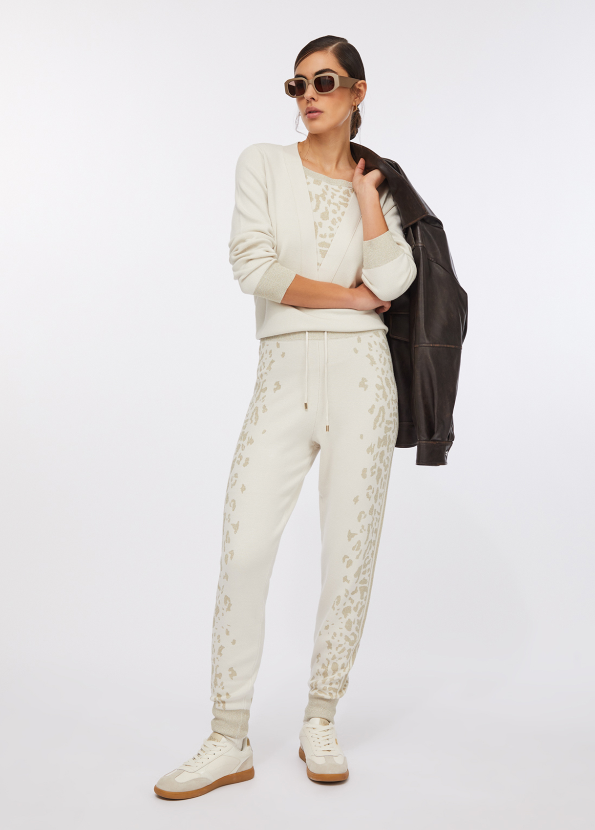 LIU JO PANT.MAGLIA LUNGO ΠΑΝΤΕΛΟΝΙ TF5174MS49I | OFF WHITE LIU JO PANT.MAGLIA LUNGO ΠΑΝΤΕΛΟΝΙ TF5174MS49I | OFF WHITE