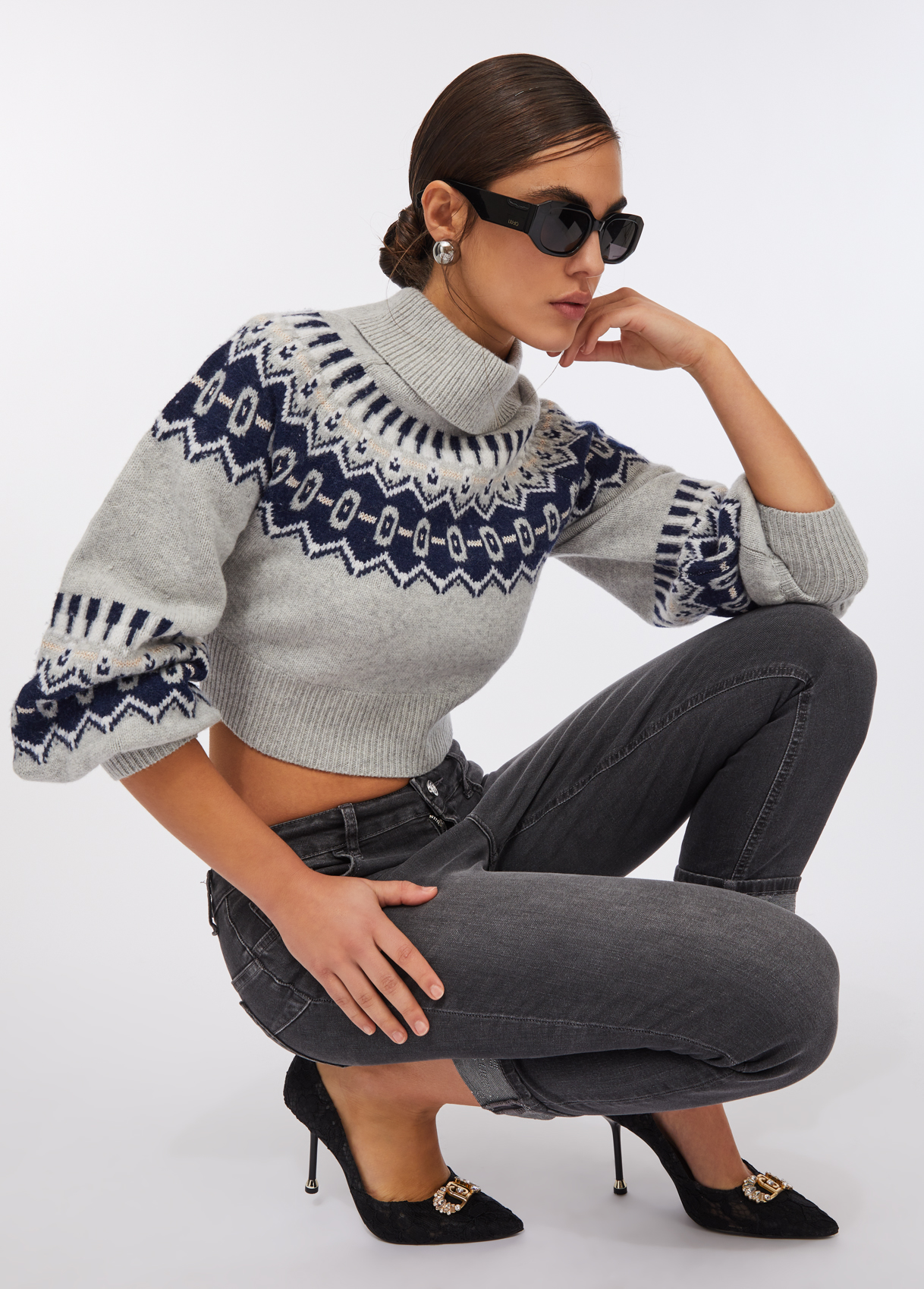 LIU JO MONROE REG.W. ΠΑΝΤΕΛΟΝΙ ΓΥΝΑΙΚΕΙΟ | GREY LIU JO MONROE REG.W. ΠΑΝΤΕΛΟΝΙ ΓΥΝΑΙΚΕΙΟ | GREY