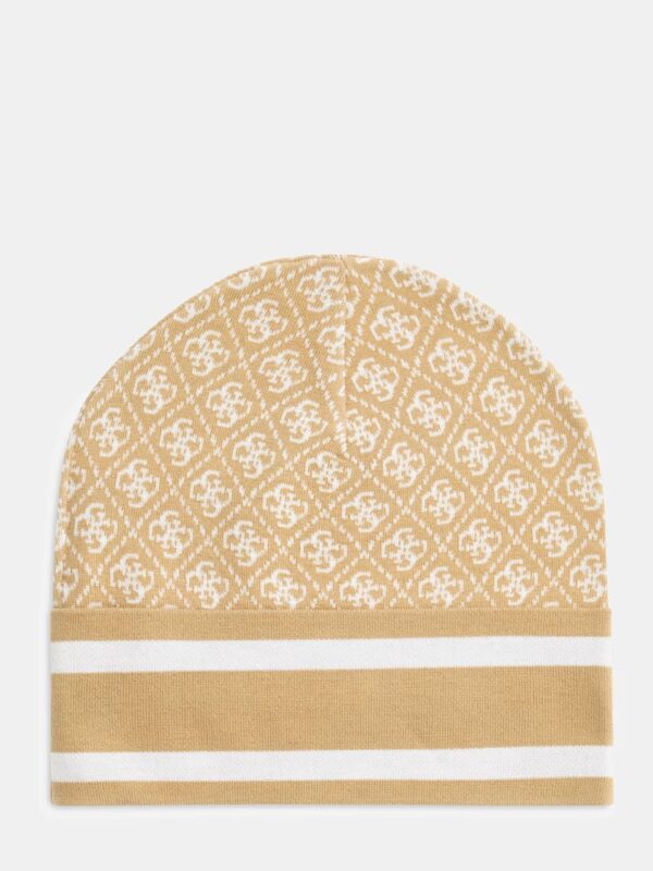 GUESS ΑΞΕΣΟΥΑΡ SEVYN 4G LOGO BEANIE SWTR W4BZ21Z3JD2 | OFF WHITE GUESS ΑΞΕΣΟΥΑΡ SEVYN 4G LOGO BEANIE SWTR W4BZ21Z3JD2 | OFF WHITE