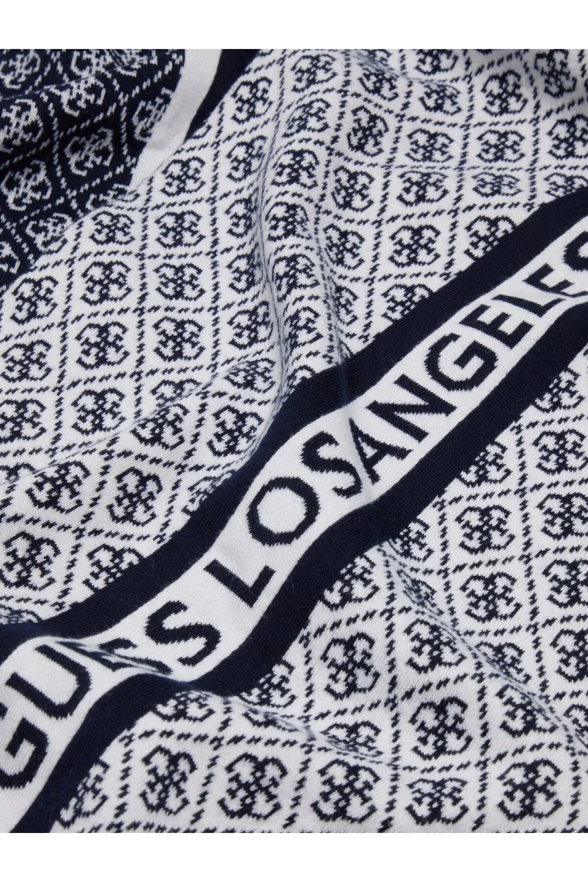 GUESS TRIANGLE GLITTER SWEATSHIRT W5BQ11KC8I1 | BLACK