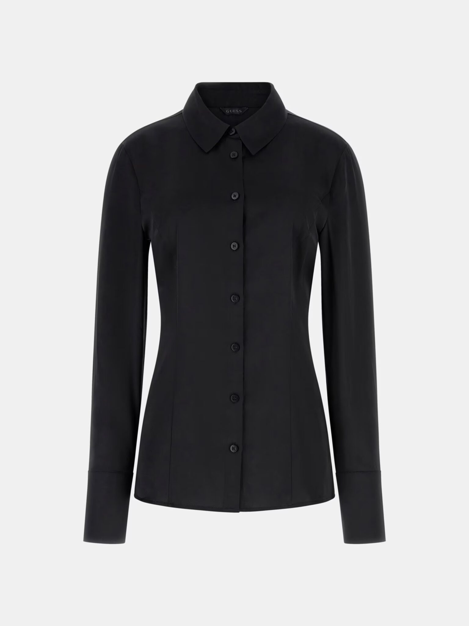 GUESS FERNANDA CORSET SHIRT ΠΟΥΚΑΜΙΣΟ W5BH83WF1T2 | BLACK GUESS FERNANDA CORSET SHIRT ΠΟΥΚΑΜΙΣΟ W5BH83WF1T2 | BLACK