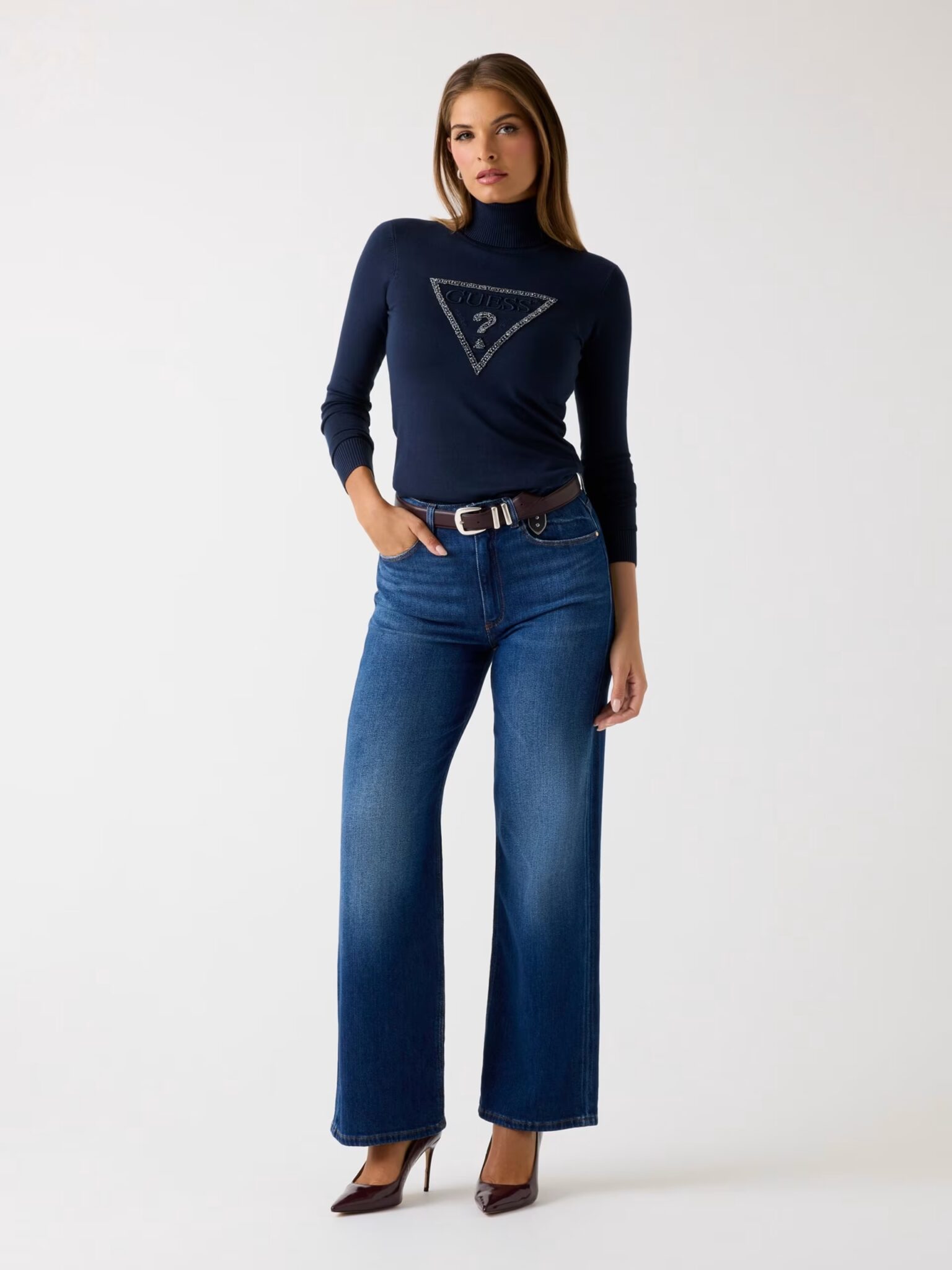 GUESS SH ELBA ΠΑΠΟΥΤΣΙ FMTLBASUE12 | BLUE