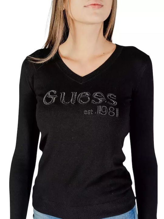 GUESS SAYLOR LOGO SWTR W5BR41Z2NQ2 | BLACK GUESS SAYLOR LOGO SWTR W5BR41Z2NQ2 | BLACK