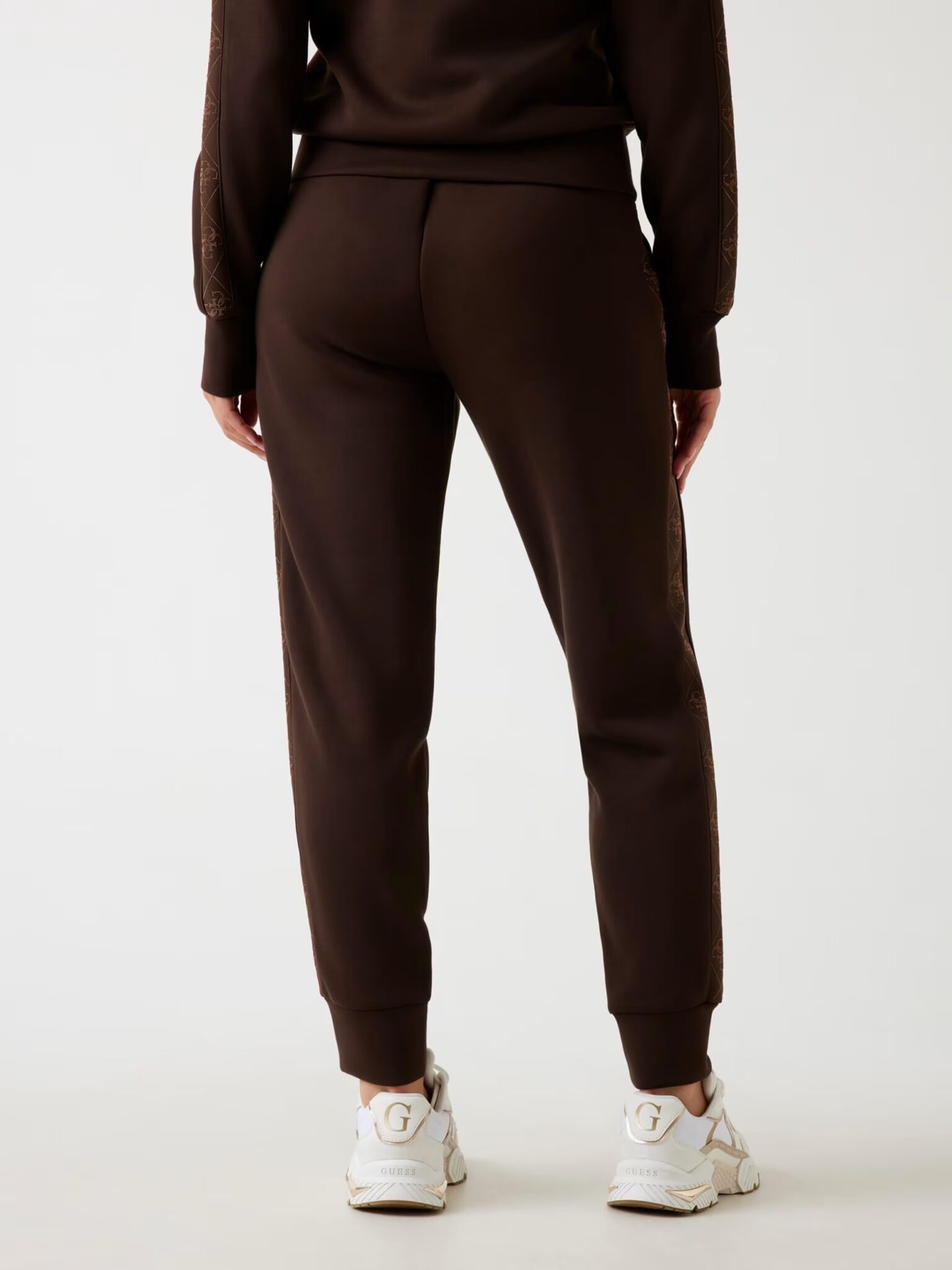 GUESS NEW VICTOIRE SCUBA PANT W5YB11KBYE2 | BROWN GUESS NEW VICTOIRE SCUBA PANT W5YB11KBYE2 | BROWN
