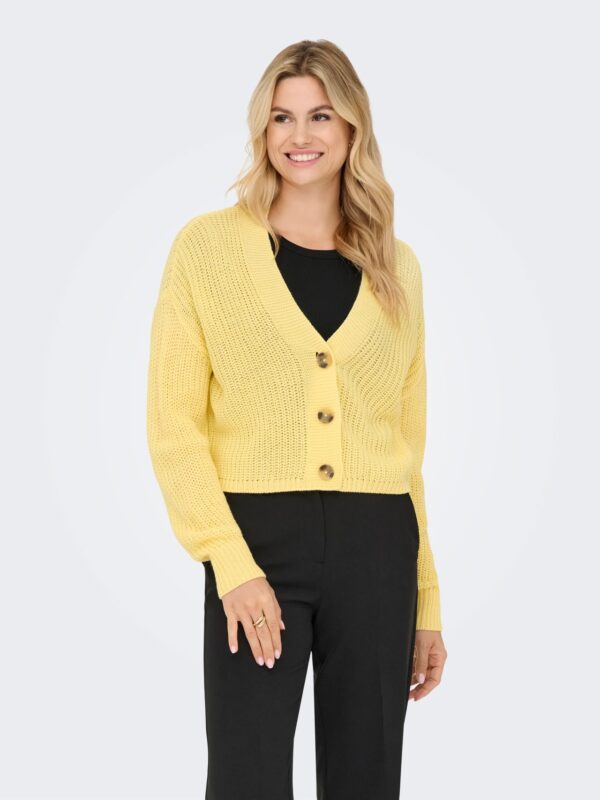 ONLCAROL NICE L/S CARDIGAN KNT NOOS | YELLOW ONLCAROL NICE L/S CARDIGAN KNT NOOS | YELLOW
