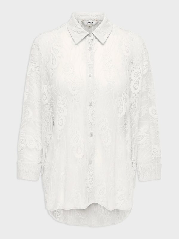 ONLNEWLINA GRACE SHAINE SHIRT WVN | OFF WHITE ONLNEWLINA GRACE SHAINE SHIRT WVN | OFF WHITE