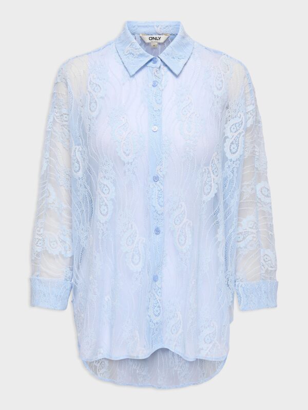 ONLNEWLINA GRACE SHAINE SHIRT WVN | LIGHT BLUE ONLNEWLINA GRACE SHAINE SHIRT WVN | LIGHT BLUE
