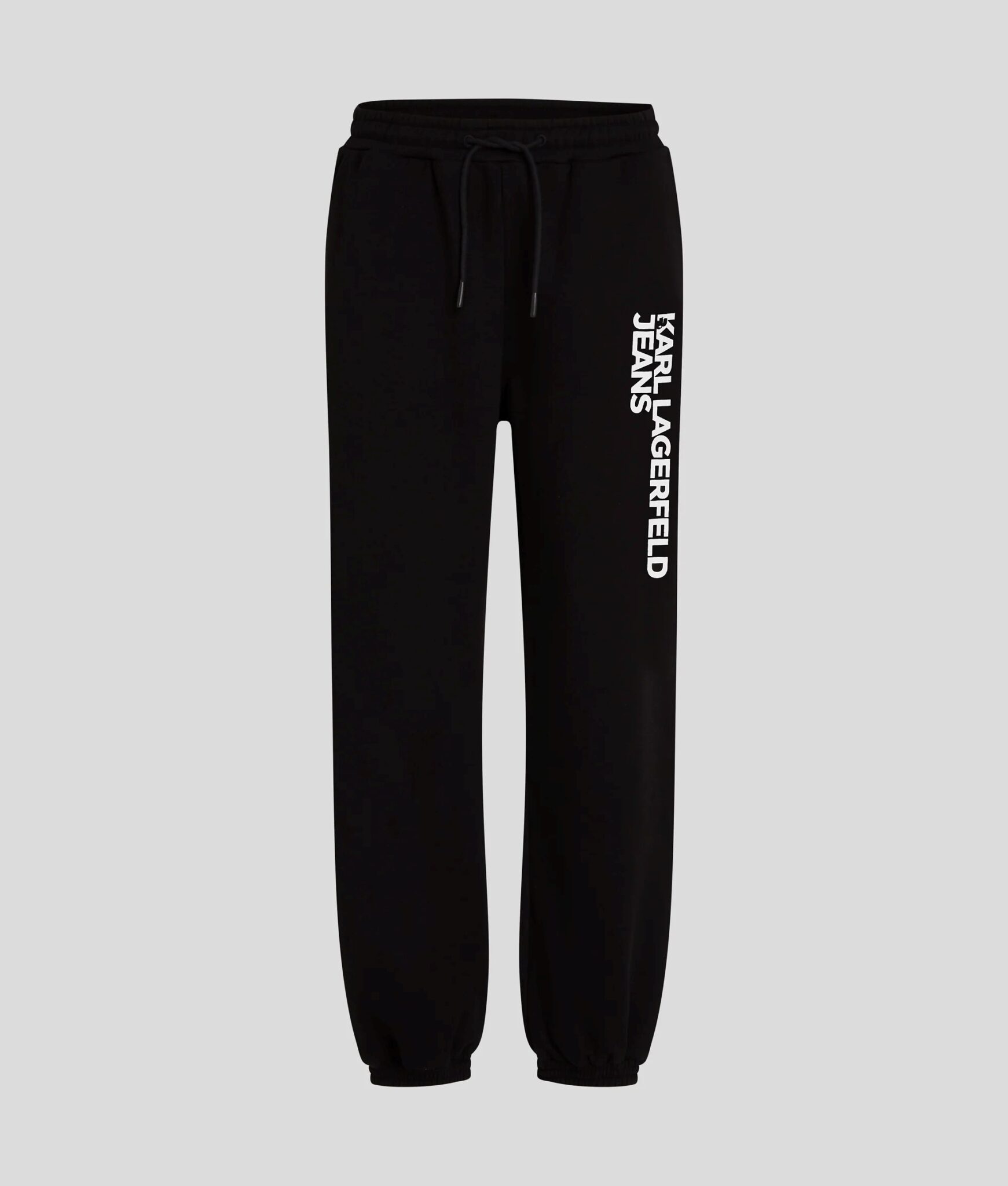 KLJ TEXT LOGO SLIM SWEATPANT | BLACK KLJ TEXT LOGO SLIM SWEATPANT | BLACK