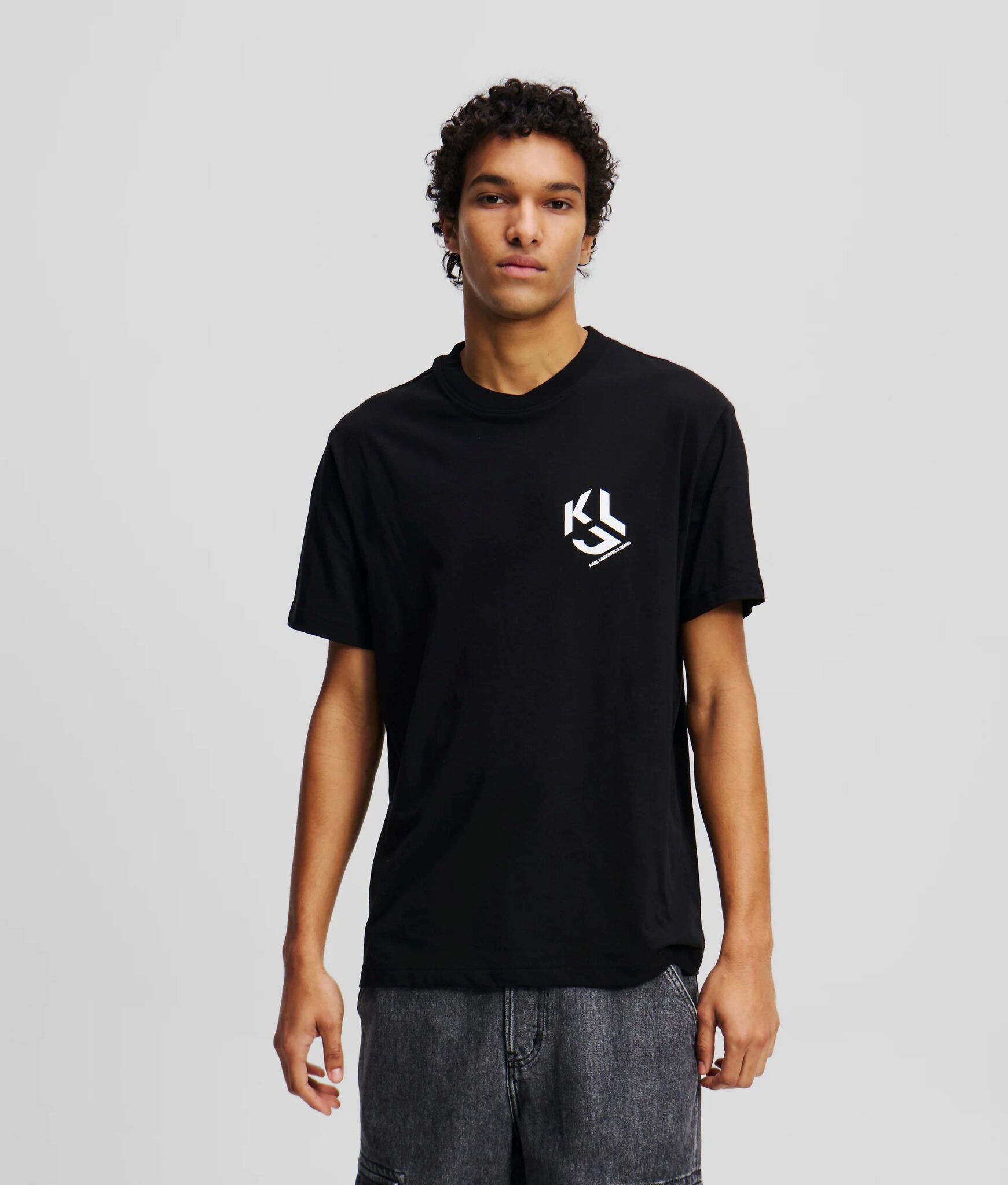 KLJ REG SS GRAFFITI TEE B1M17065 | BLACK