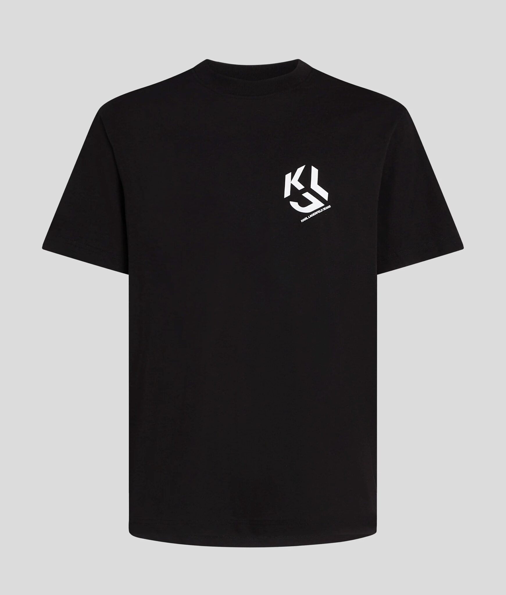 KLJ REG MONOGRAM TEE A2M17072-72 | BLACK KLJ REG MONOGRAM TEE A2M17072-72 | BLACK