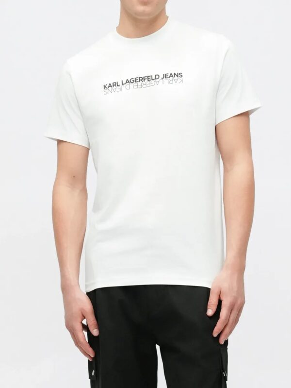 KLJ SLIM SS REFLECTION TEE B1M17063 | WHITE KLJ SLIM SS REFLECTION TEE B1M17063 | WHITE