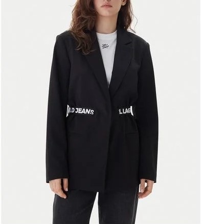 KLJ BOXY DENIM TRENCH B1W14040 | DENIM