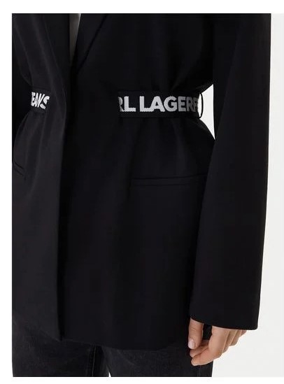 KLJ LOGO BLAZER B1W14024 | BLACK KLJ LOGO BLAZER B1W14024 | BLACK