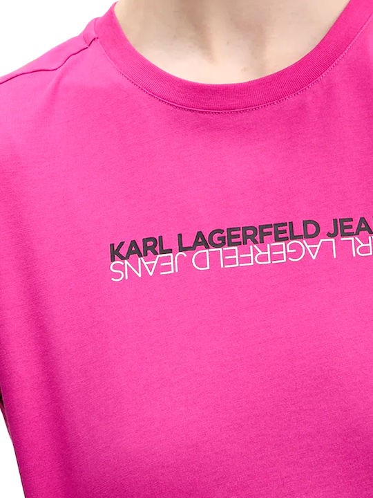 KLJ SLIM SS REFLECTION TEE B1W17053 | PURPLE KLJ SLIM SS REFLECTION TEE B1W17053 | PURPLE