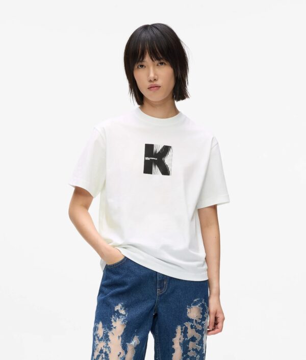 KLJ REG SS K LOGO TEE B1W17055 | WHITE KLJ REG SS K LOGO TEE B1W17055 | WHITE