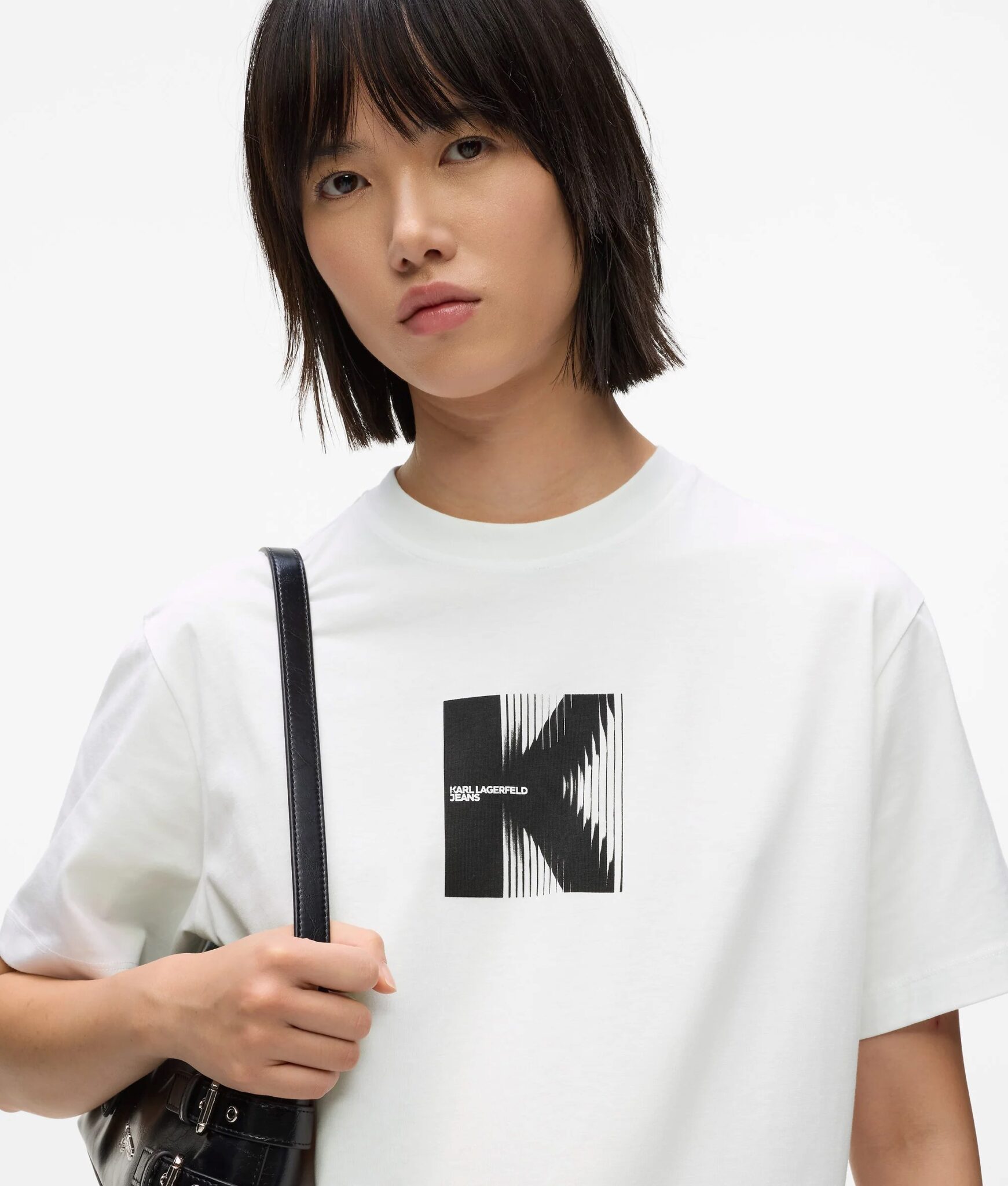 KLJ REG SS K LOGO TEE B1W17055 | WHITE KLJ REG SS K LOGO TEE B1W17055 | WHITE
