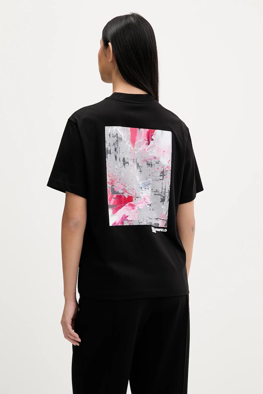 KLJ REG SS LOGO PAINT TEE B1W17058 | BLACK KLJ REG SS LOGO PAINT TEE B1W17058 | BLACK