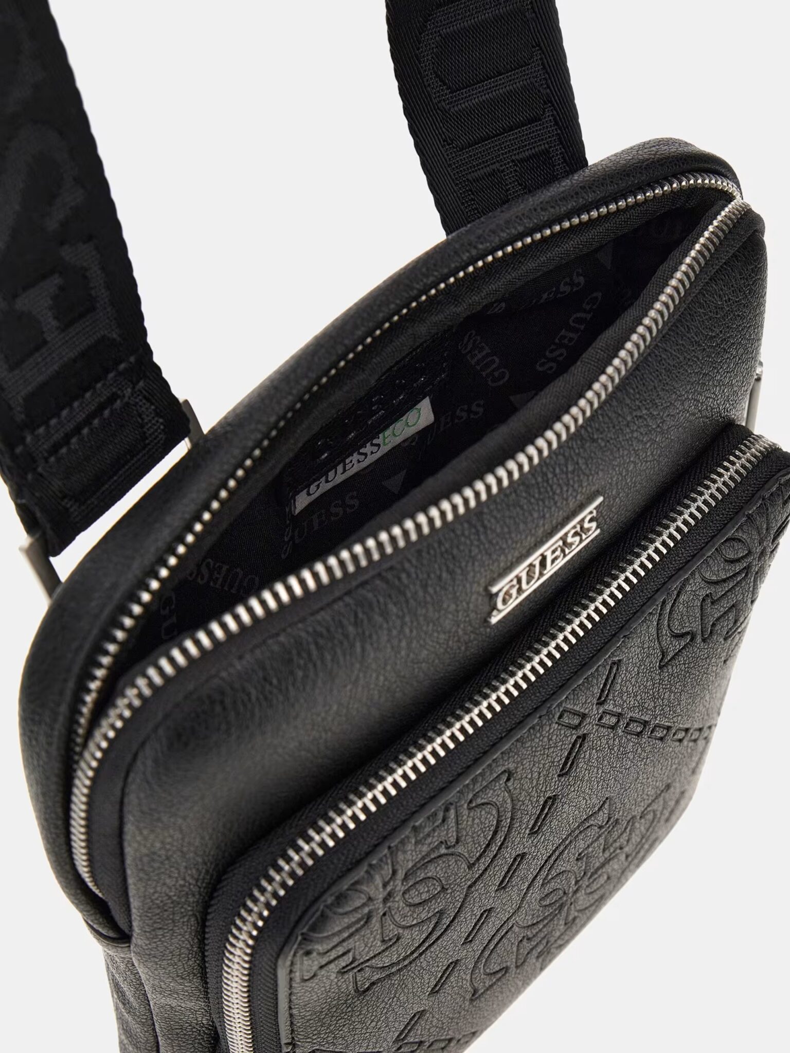 BOSTON CROSSBODY FLAT ΤΣΑΝΤΑ ΑΝΔΡΙΚΟ | BLACK BOSTON CROSSBODY FLAT ΤΣΑΝΤΑ ΑΝΔΡΙΚΟ | BLACK