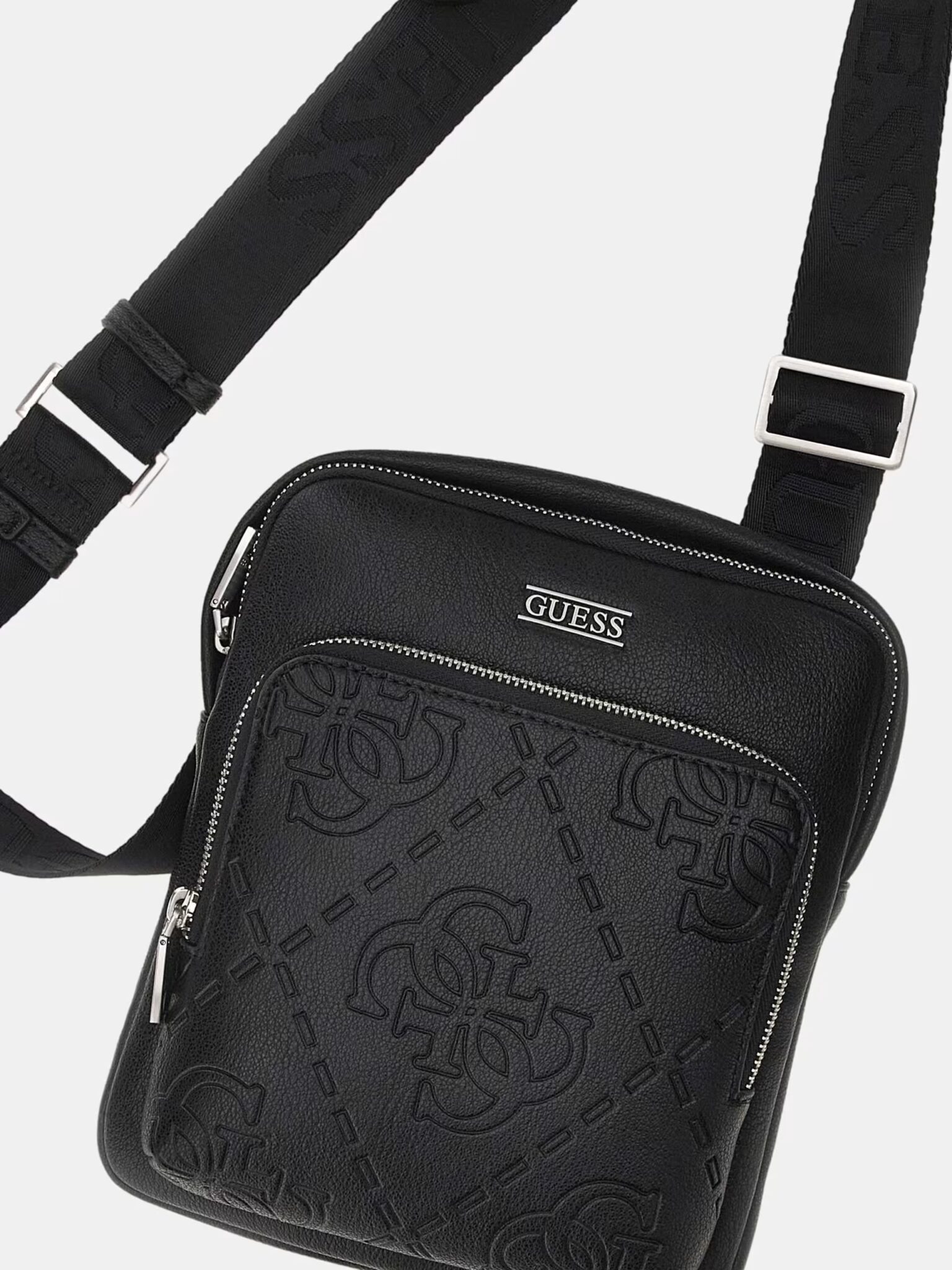BOSTON CROSSBODY FLAT ΤΣΑΝΤΑ ΑΝΔΡΙΚΟ | BLACK BOSTON CROSSBODY FLAT ΤΣΑΝΤΑ ΑΝΔΡΙΚΟ | BLACK