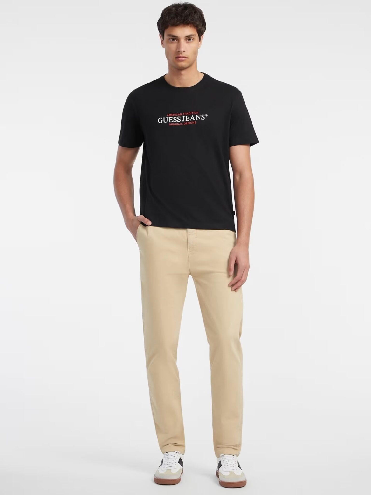 SS CN OS LOGO EMB TEE ΜΠΛΟΥΖΑ ΑΝΔΡΙΚΟ | WHITE