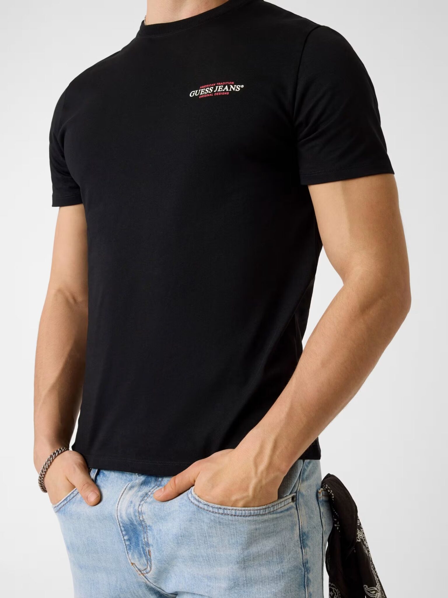 SS CN SLIM AMERICAN TR TEE ΜΠΛΟΥΖΑ ΑΝΔΡΙΚΟ | BLACK SS CN SLIM AMERICAN TR TEE ΜΠΛΟΥΖΑ ΑΝΔΡΙΚΟ | BLACK