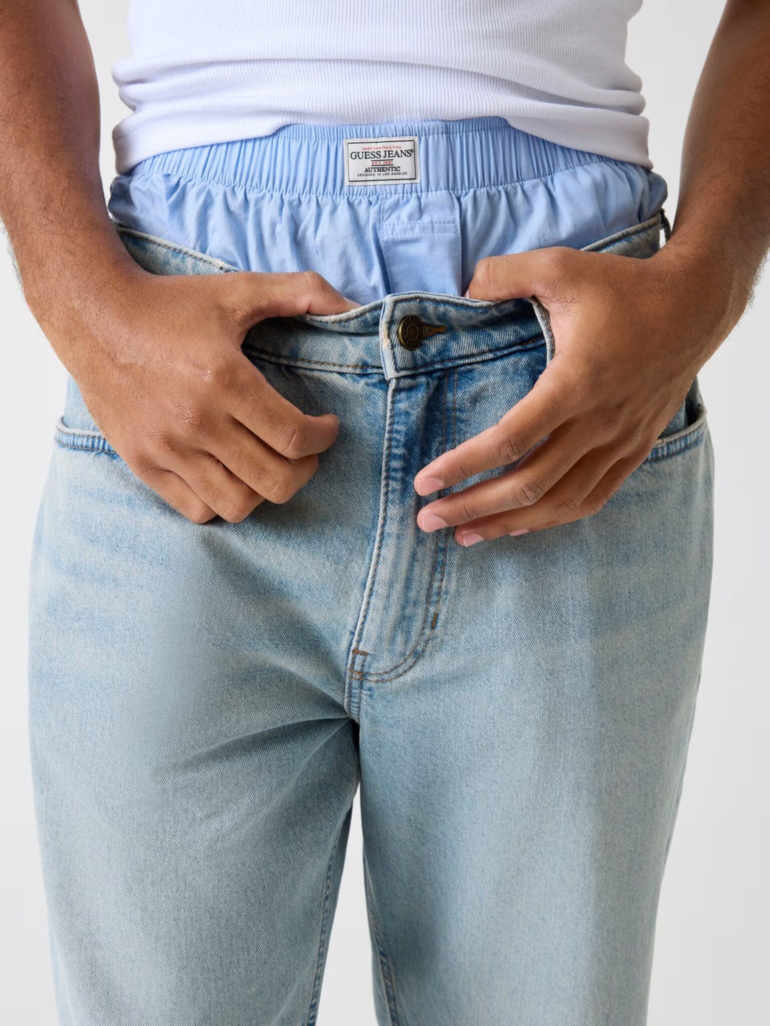 RELAXED TAPER ΠΑΝΤΕΛΟΝΙ ΑΝΔΡΙΚΟ | LIGHT BLUE RELAXED TAPER ΠΑΝΤΕΛΟΝΙ ΑΝΔΡΙΚΟ | LIGHT BLUE