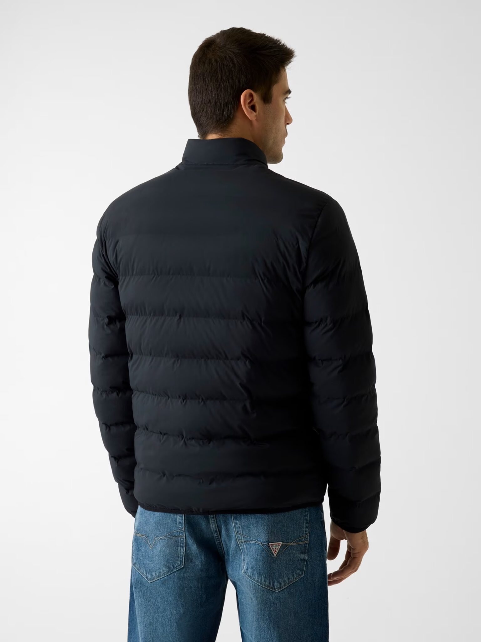 STRETCH SEAMLESS JACKET ΜΠΟΥΦΑΝ ΑΝΔΡΙΚΟ | BLACK STRETCH SEAMLESS JACKET ΜΠΟΥΦΑΝ ΑΝΔΡΙΚΟ | BLACK