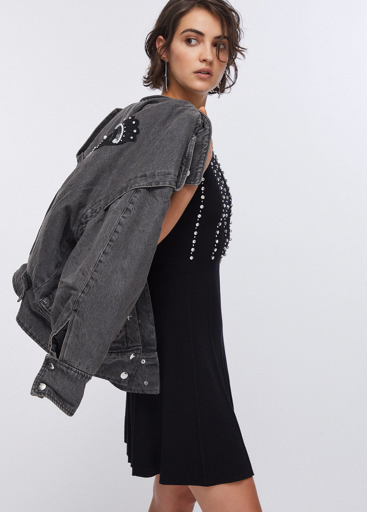 ABITO MAGLIA ΦΟΡΕΜΑ ΓΥΝΑΙΚΕΙΟ PA6019MS99E | BLACK ABITO MAGLIA ΦΟΡΕΜΑ ΓΥΝΑΙΚΕΙΟ PA6019MS99E | BLACK