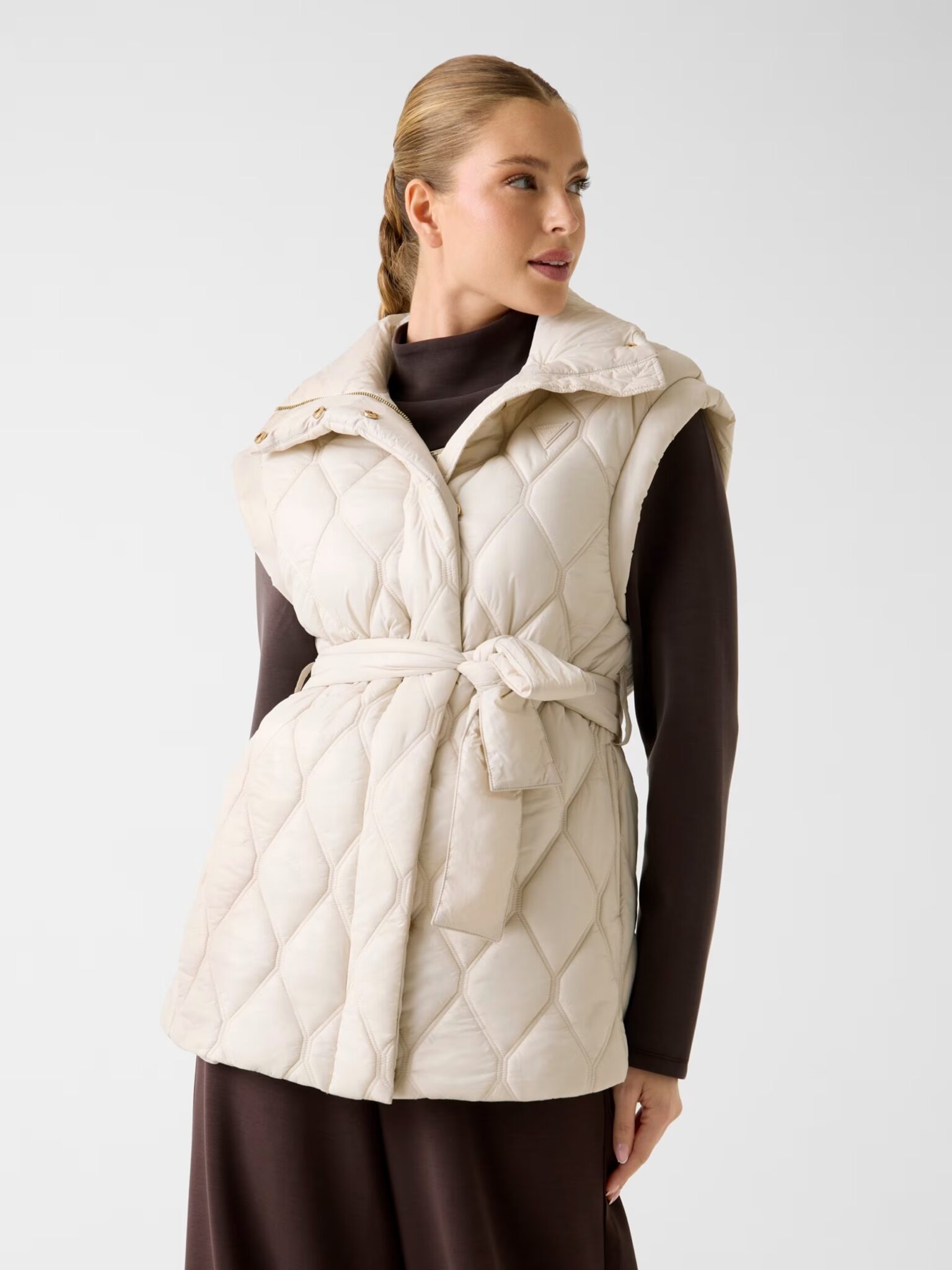 ANNIE CROP FULL ZIP JACKET ΜΠΟΥΦΑΝ ΓΥΝΑΙΚΕΙΟ | BEIGE