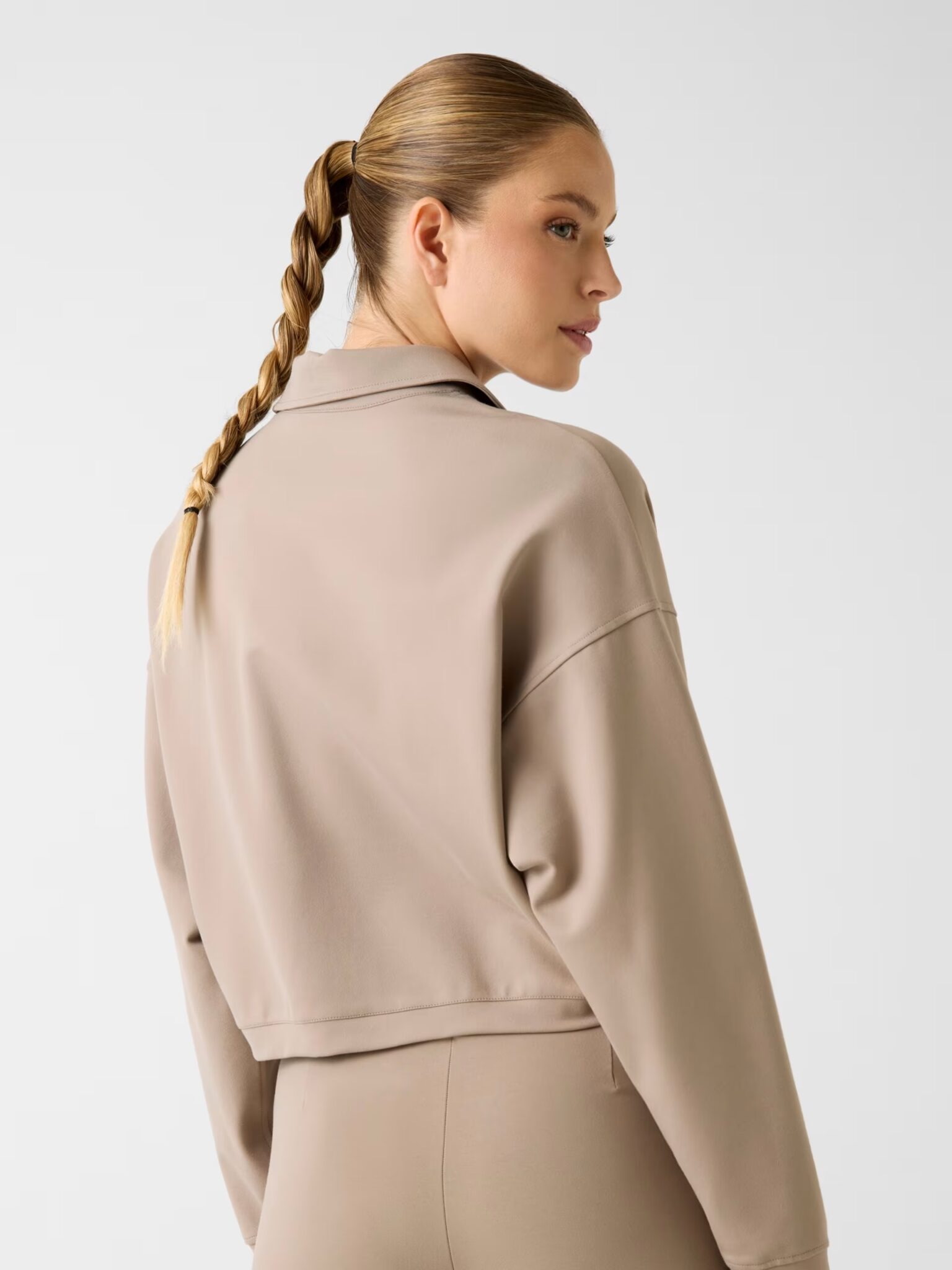 ANNIE CROP FULL ZIP JACKET ΜΠΟΥΦΑΝ ΓΥΝΑΙΚΕΙΟ | BEIGE ANNIE CROP FULL ZIP JACKET ΜΠΟΥΦΑΝ ΓΥΝΑΙΚΕΙΟ | BEIGE