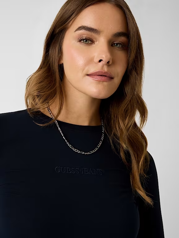 LS CN SLIM LOGO EMB TEE ΜΠΛΟΥΖΑ ΓΥΝΑΙΚΕΙΟ | BLUE LS CN SLIM LOGO EMB TEE ΜΠΛΟΥΖΑ ΓΥΝΑΙΚΕΙΟ | BLUE