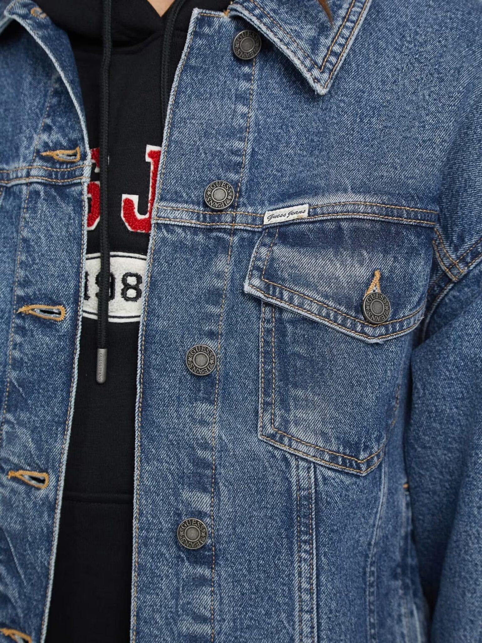 OVERSIZE TRUCKER JACKET ΜΠΟΥΦΑΝ ΓΥΝΑΙΚΕΙΟ | BLUE OVERSIZE TRUCKER JACKET ΜΠΟΥΦΑΝ ΓΥΝΑΙΚΕΙΟ | BLUE