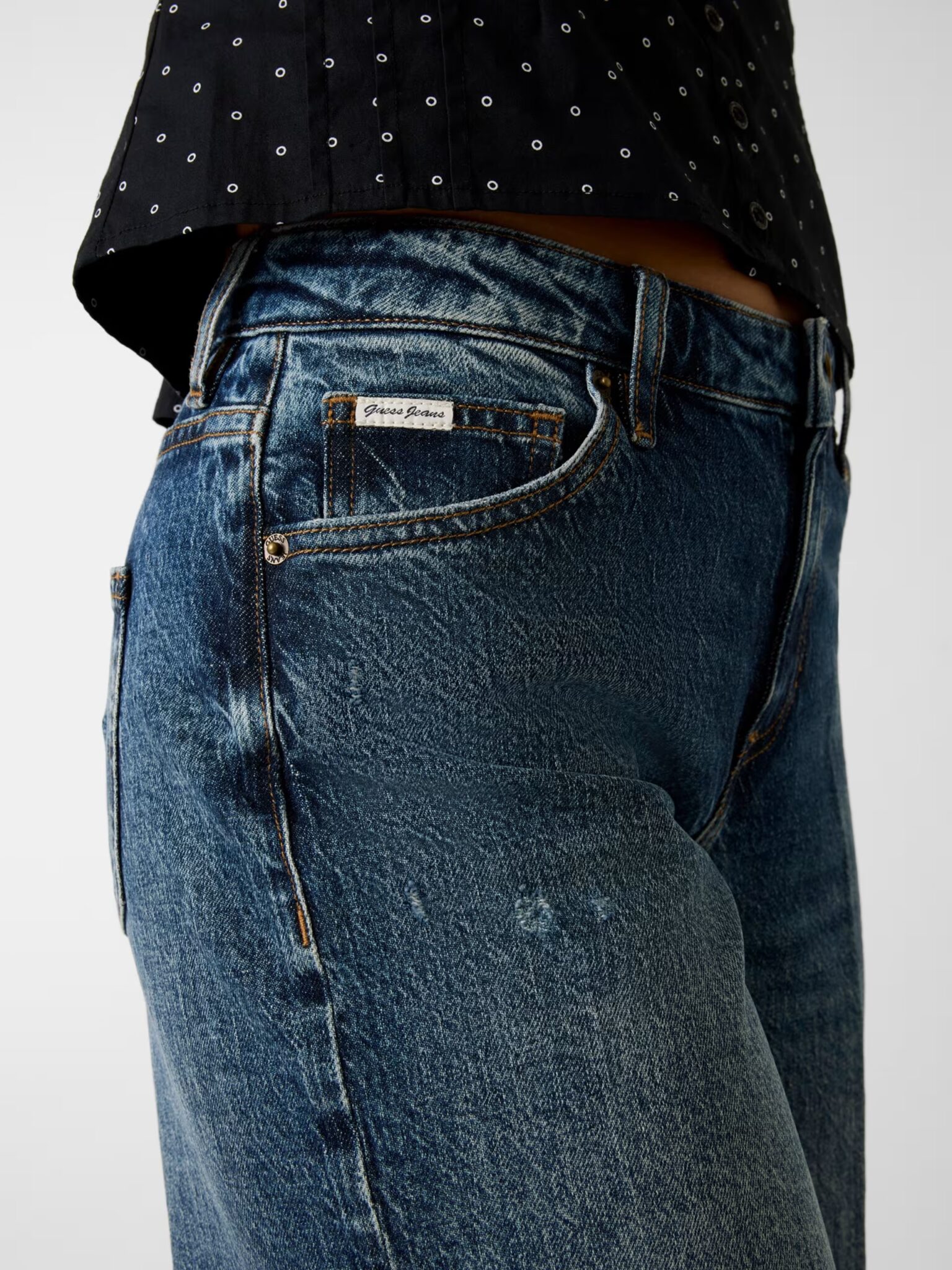 WIDE LEG CUFFED ΠΑΝΤΕΛΟΝΙ ΓΥΝΑΙΚΕΙΟ | BLUE WIDE LEG CUFFED ΠΑΝΤΕΛΟΝΙ ΓΥΝΑΙΚΕΙΟ | BLUE