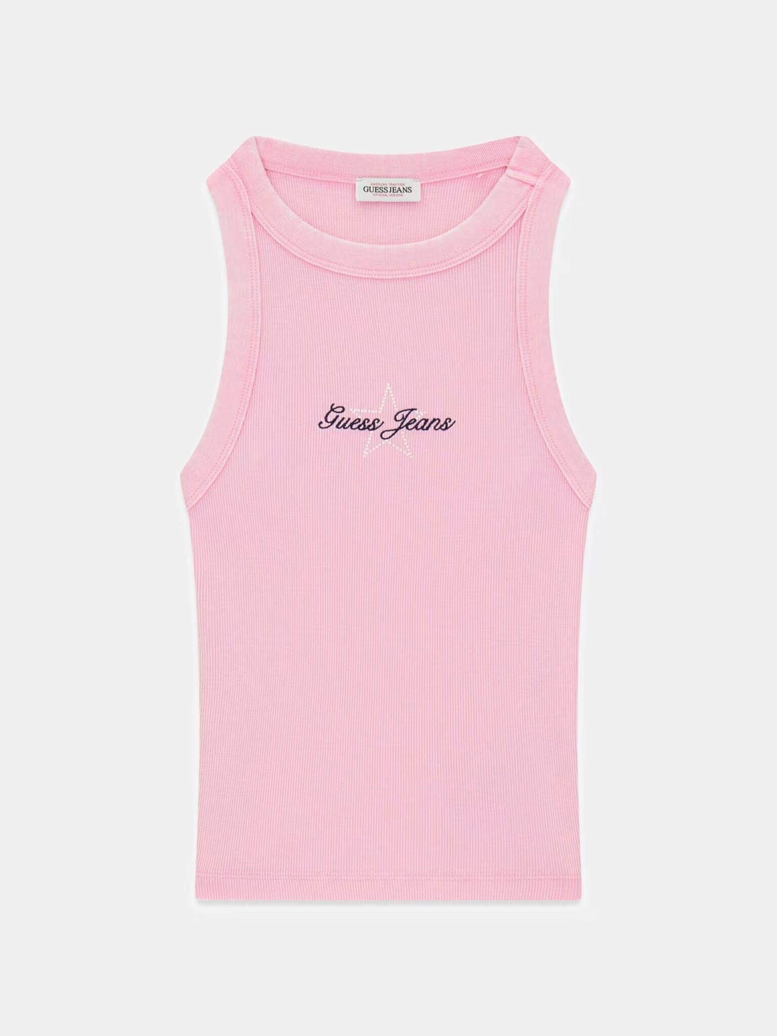 PATCH HALTER TANK TOP RIB ΜΠΛΟΥΖΑ ΓΥΝΑΙΚΕΙΟ | ROSE PATCH HALTER TANK TOP RIB ΜΠΛΟΥΖΑ ΓΥΝΑΙΚΕΙΟ | ROSE