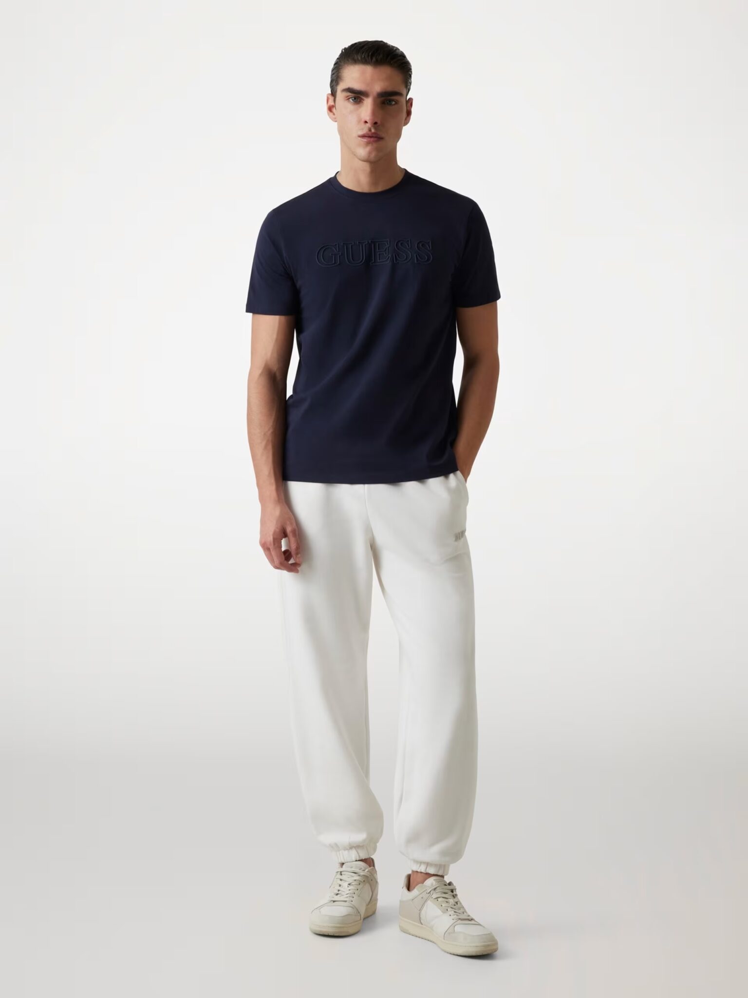 SS CN OS LOGO EMB TEE ΜΠΛΟΥΖΑ ΑΝΔΡΙΚΟ | WHITE