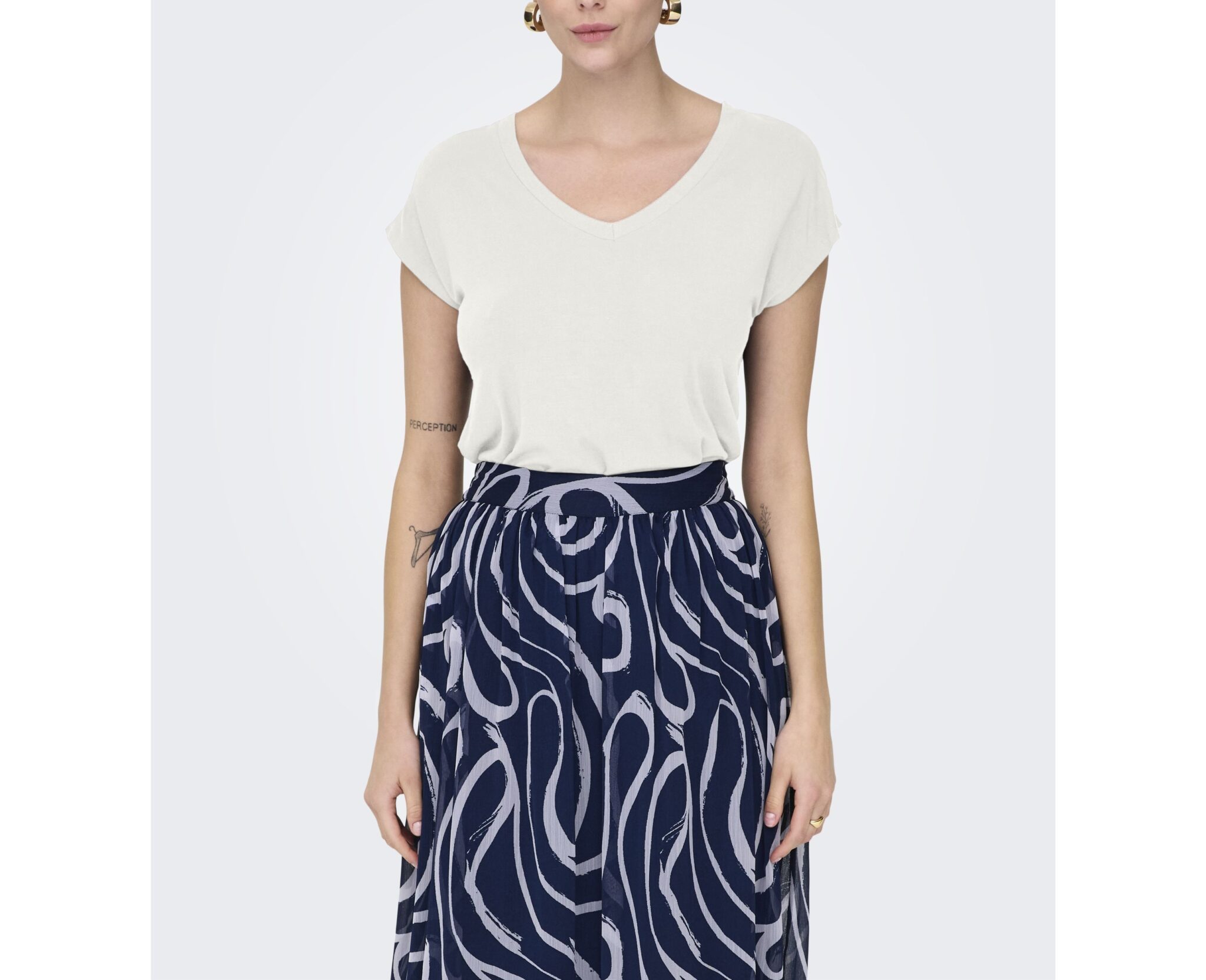 ONLY ONLAUGUSTA SHIRT WVN NOOS | BEIGE