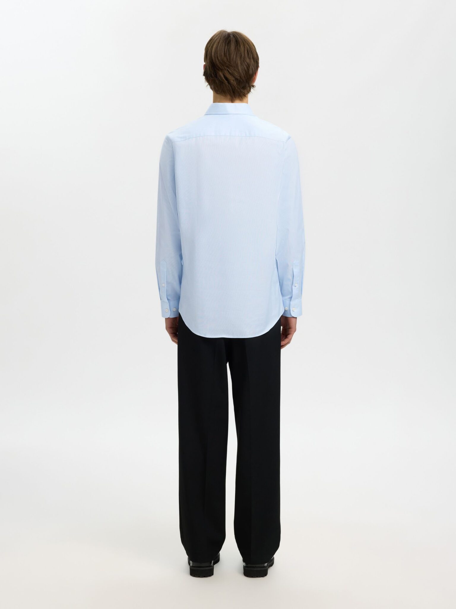 SELECTED SLMLOOSEOSCAR SS O-NECK TEE NOOS | BEIGE